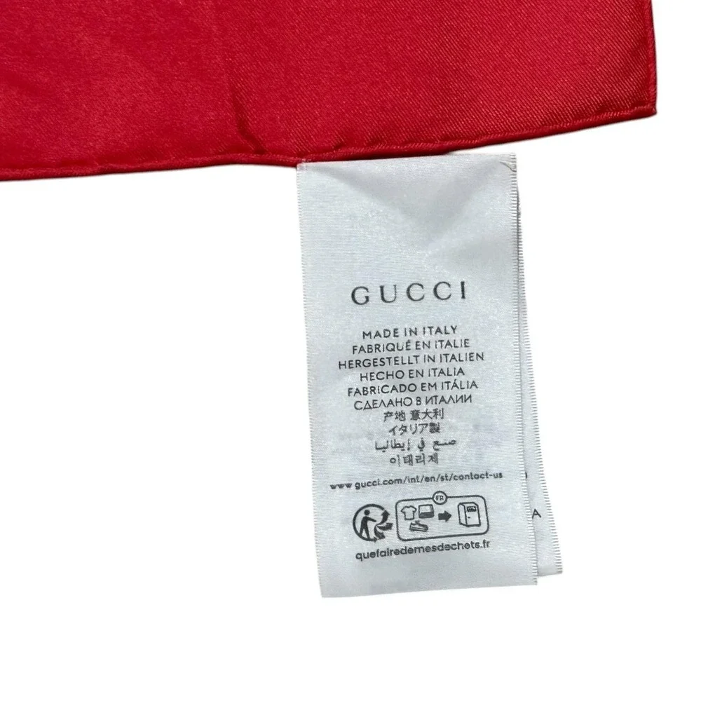 Gucci Silk Square Scarf Inji Seo Jungle Floral Animals 90x90 Project Italy